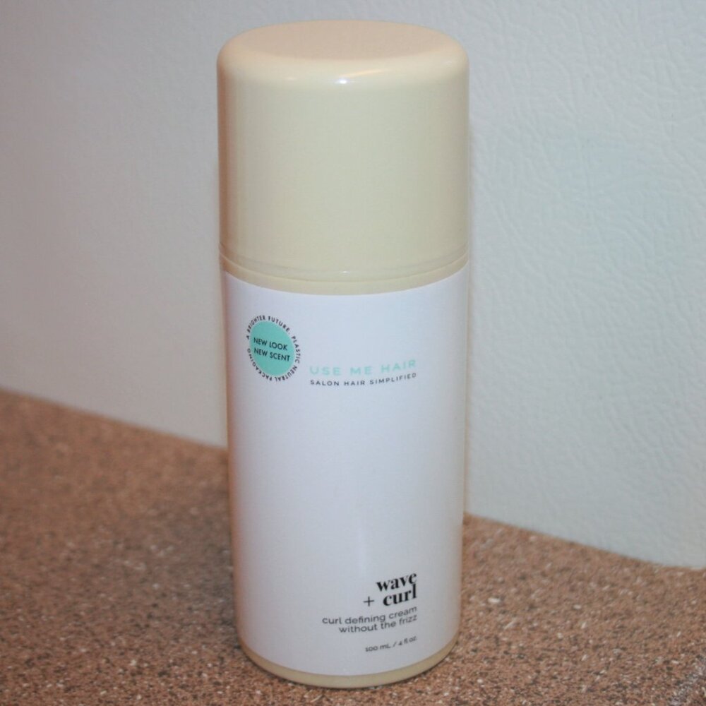 USE ME HAIR Wave + Curl Defining Cream Step 4 Full Size 4oz /100mL Styling New